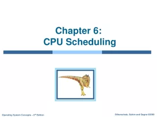 chapter 6 cpu scheduling