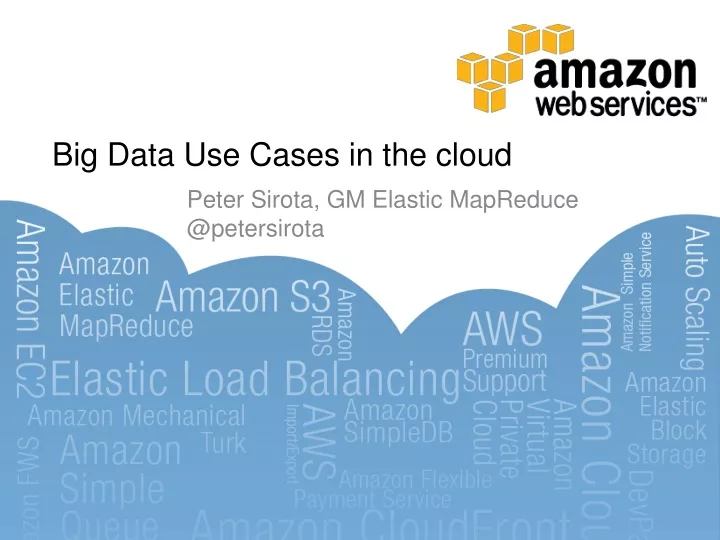 big data use cases in the cloud