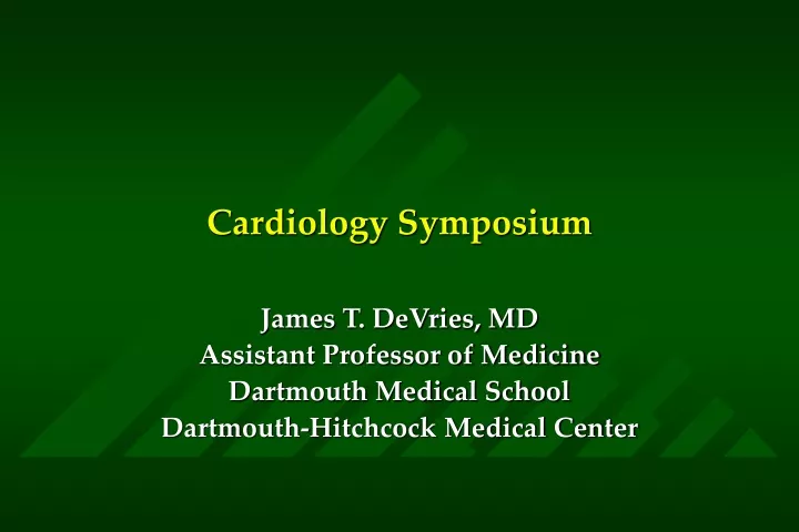 cardiology symposium