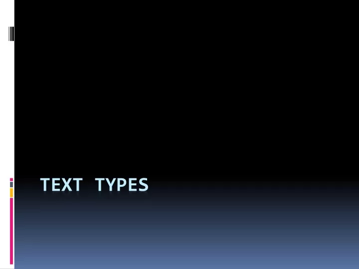 text types