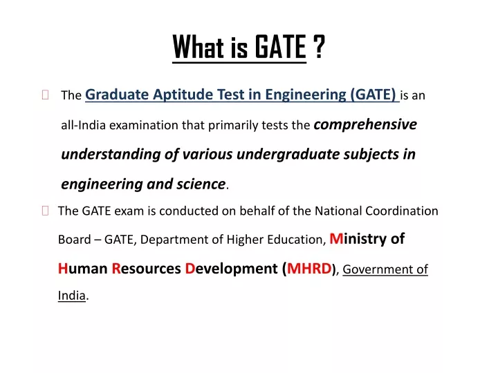 what is gate