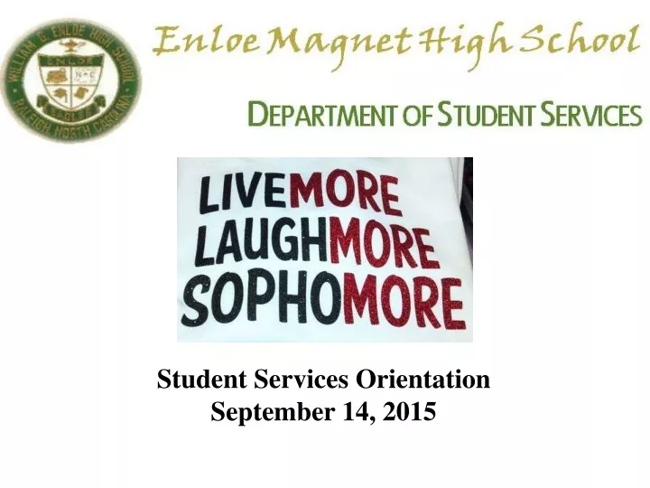 student services orientation september 14 2015