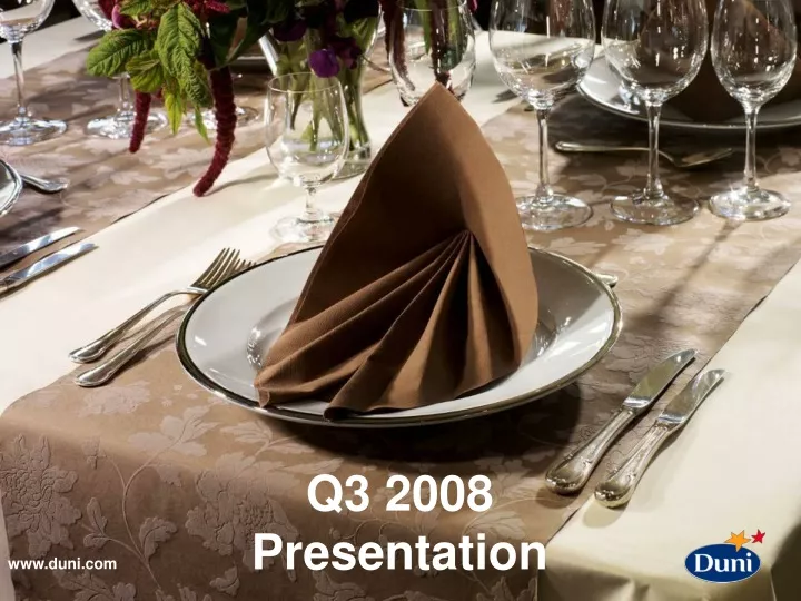 q3 2008 presentation