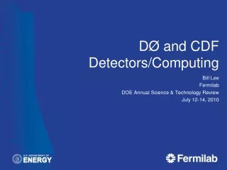 DØ and CDF Detectors/Computing