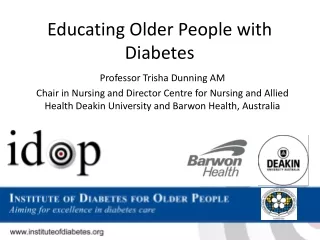 Educating Older People with Diabetes