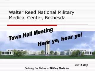 Walter Reed National Military Medical Center, Bethesda