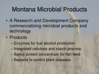 Montana Microbial Products