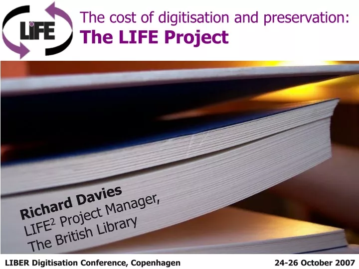 the cost of digitisation and preservation