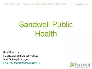 Sandwell Public Health
