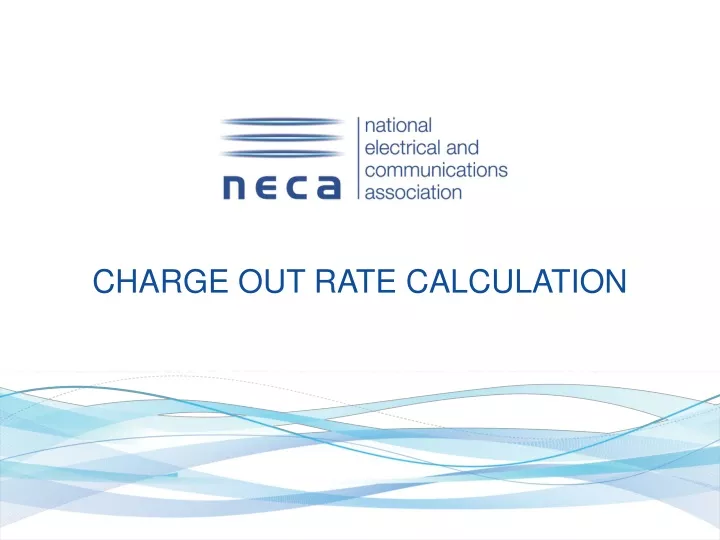 charge out rate calculation