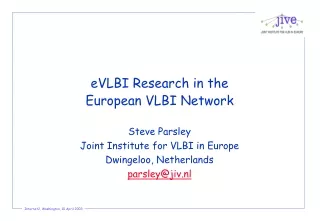 eVLBI Research in the European VLBI Network