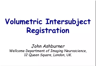Intersubject registration for fMRI