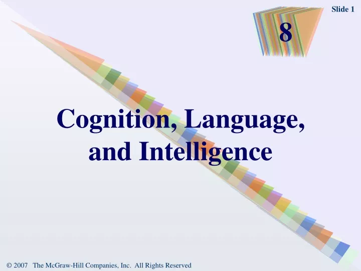 cognition language and intelligence