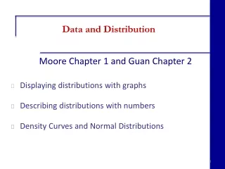 Data and Distribution
