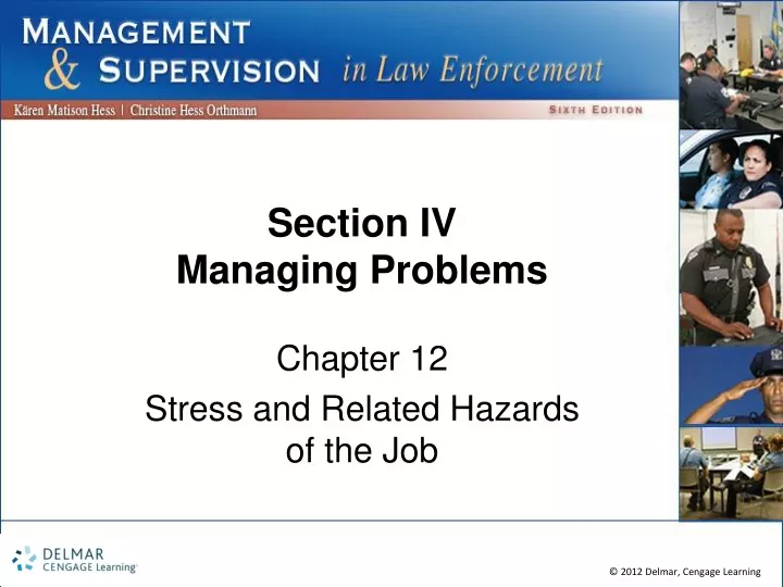 section iv managing problems