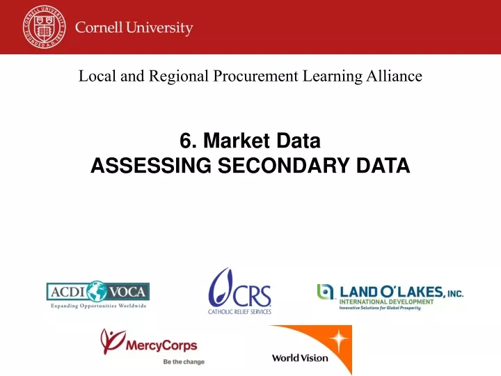 local and regional procurement learning alliance