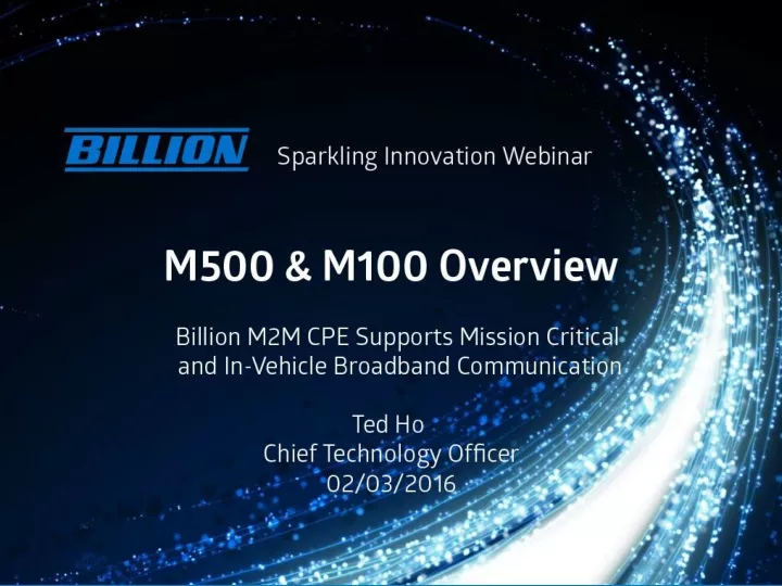 m500 m100 product overview
