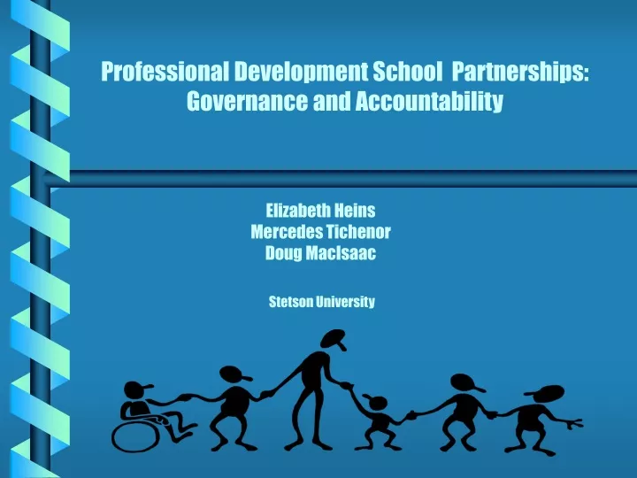 professional development school partnerships governance and accountability
