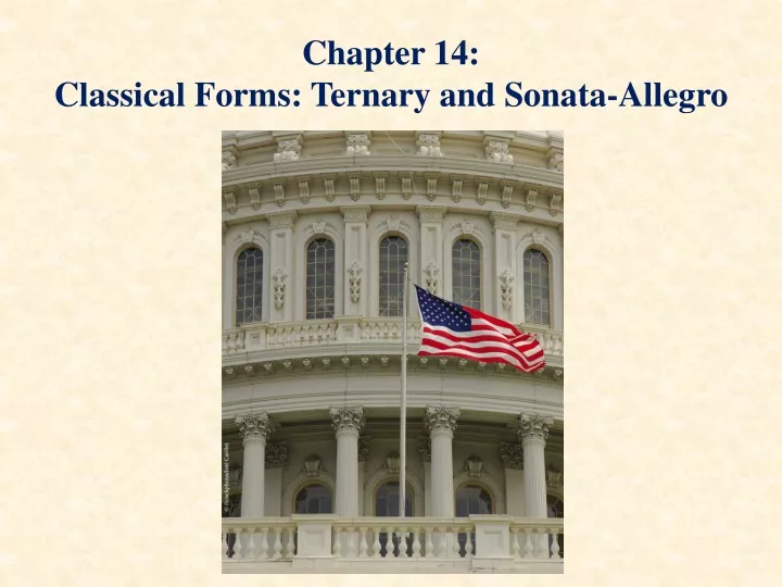 chapter 14 classical forms ternary and sonata allegro