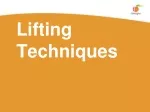 Effective Lifting Techniques for Workplace Safety - slide 1