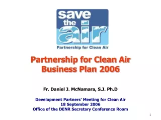 Partnership for Clean Air Business Plan 2006