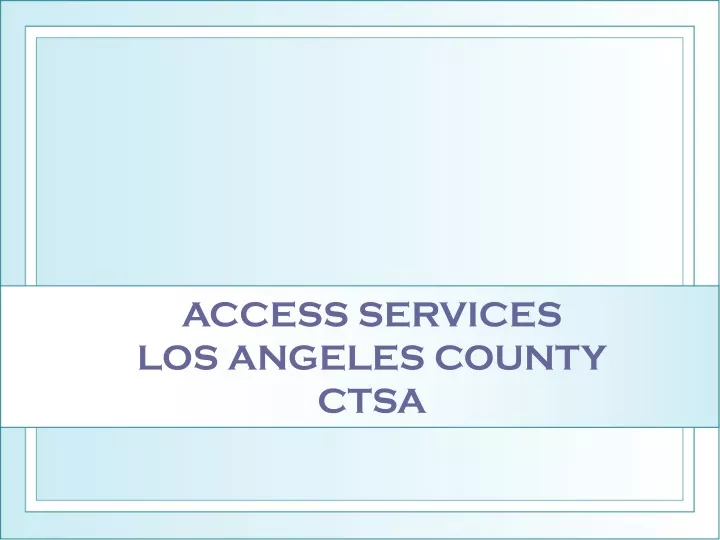 access services los angeles county ctsa