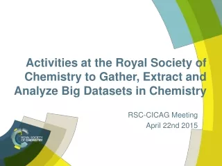 RSC-CICAG Meeting April 22nd 2015