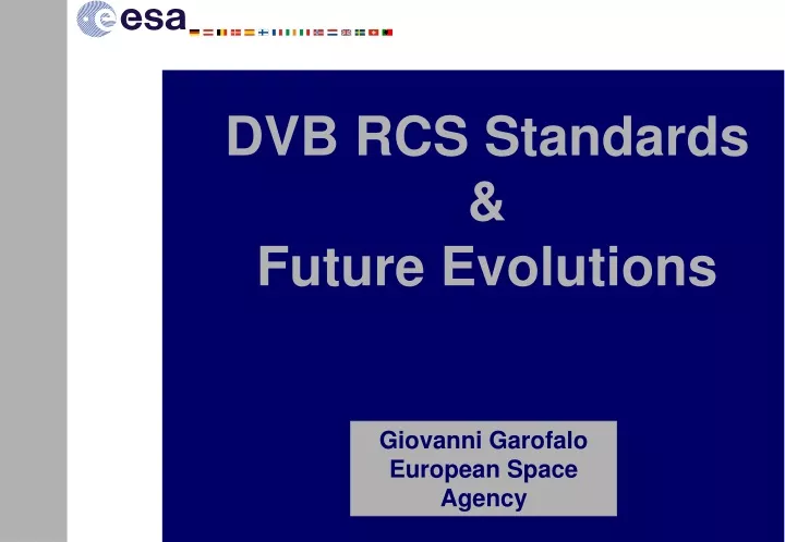 dvb rcs standards future evolutions