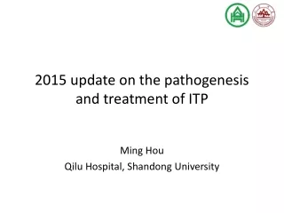 2015 update on the pathogenesis and treatment of ITP