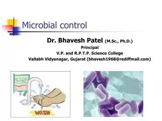 Microbial control