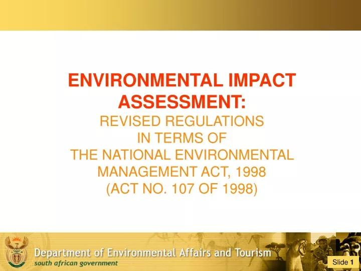 environmental impact assessment revised