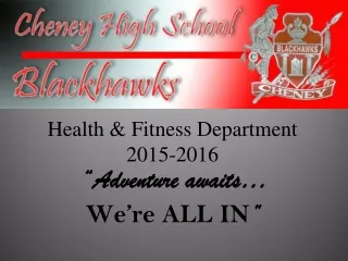 Health &amp; Fitness Department 2015-2016