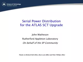 Serial Power Distribution for the ATLAS SCT Upgrade
