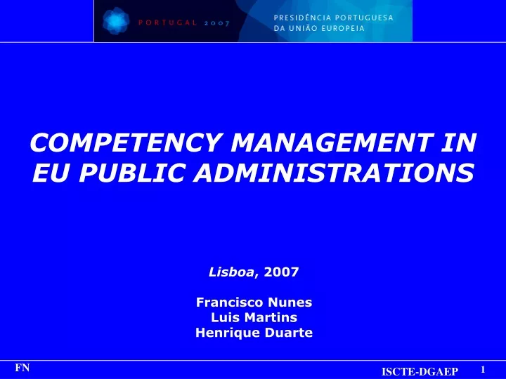 competency management in eu public administrations