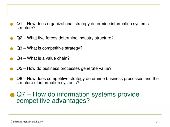q1 how does organizational strategy determine