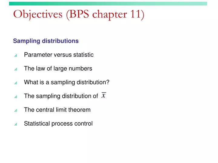 objectives bps chapter 11