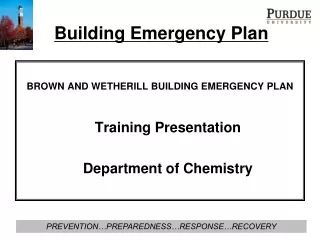 Building Emergency Plan