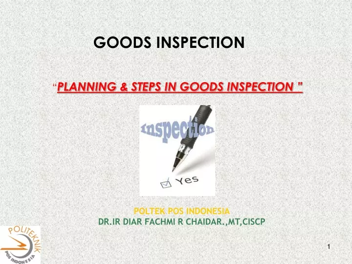 goods inspection