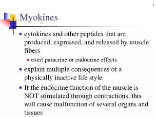 Myokines