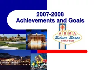 2007-2008 Achievements and Goals