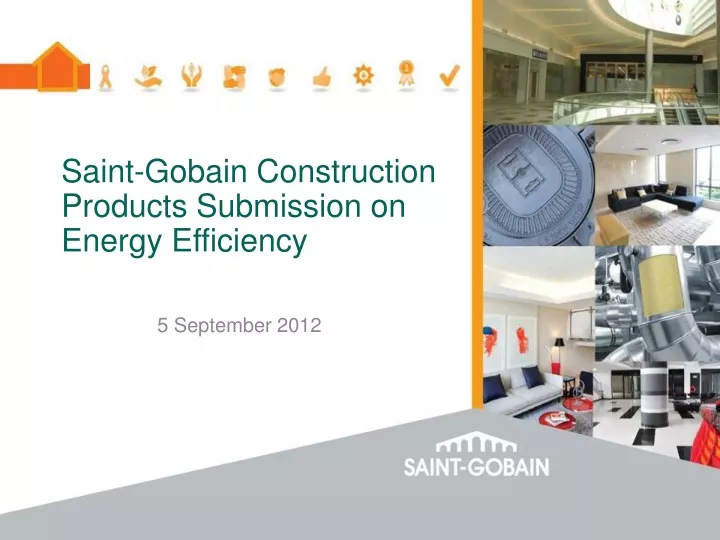 saint gobain construction products submission on energy efficiency