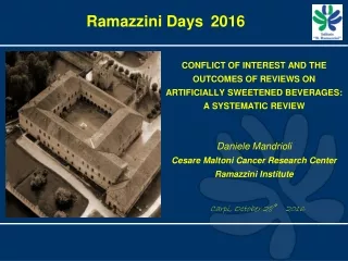 Ramazzini Days 2016