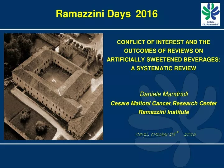 ramazzini days 2016