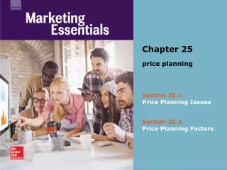 Section 25.1 Price Planning Issues