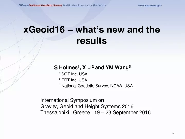 xgeoid16 what s new and the results