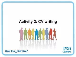 Activity 2: CV writing