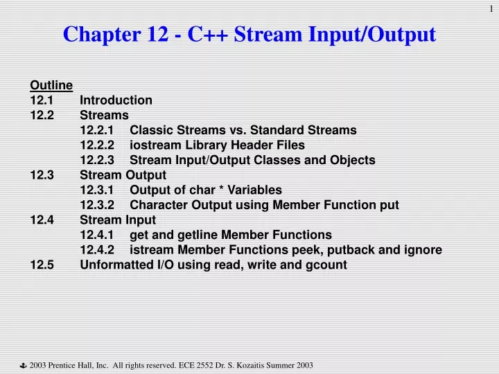 chapter 12 c stream input output