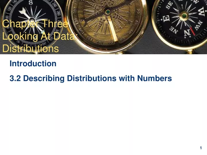 chapter 3 looking at data distributions