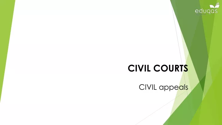 civil courts civil appeals