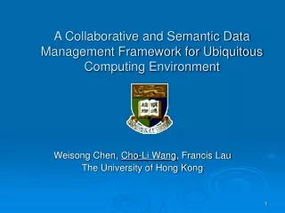 A Collaborative and Semantic Data Management Framework for Ubiquitous Computing Environment